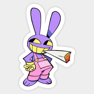 Jax The Amazing Digital Circus Jax Smoking Sticker